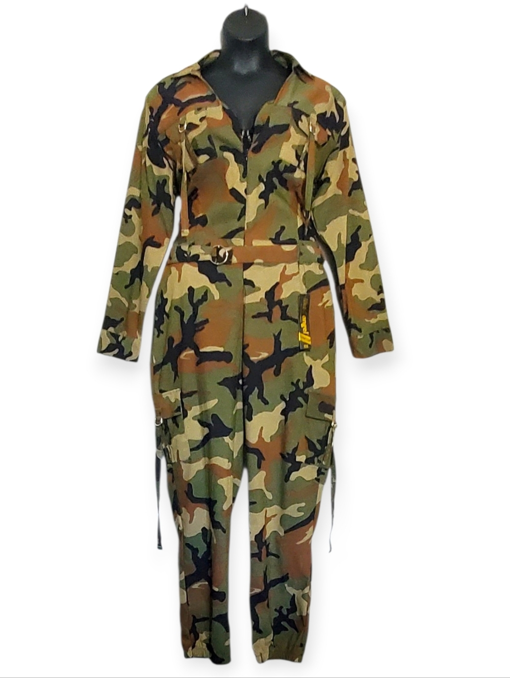 Camouflage Utility Jumpsuit - Green Camo